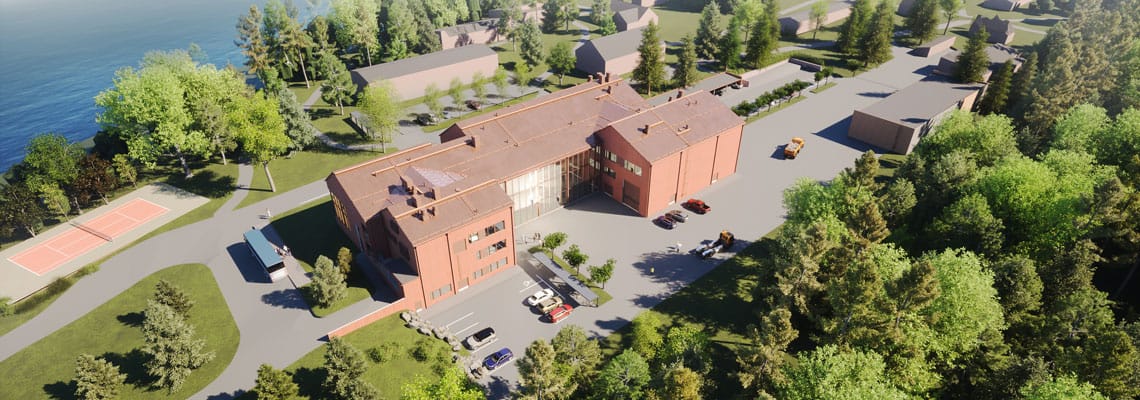 Ähtärin kampus (havainnekuva: UKI Arkkitehdit Oy)